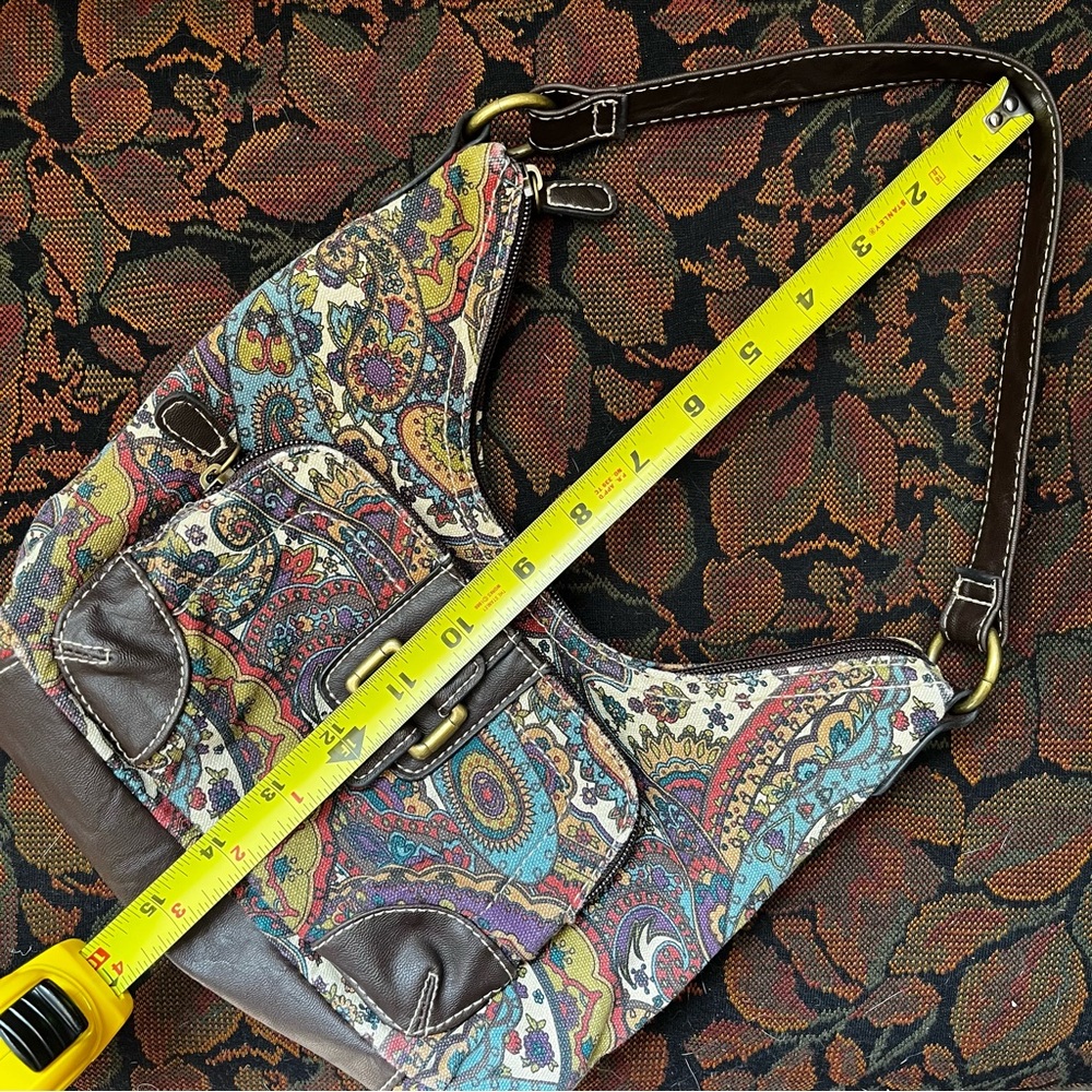 Paisley Patterned Shoulder Bag - Picture 9 of 10